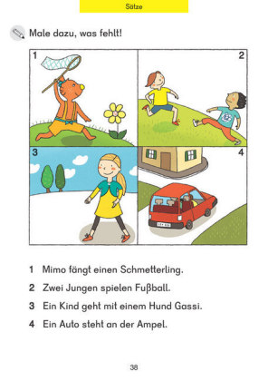 Deutsch 1. Klasse Übungsheft - Besser lesen