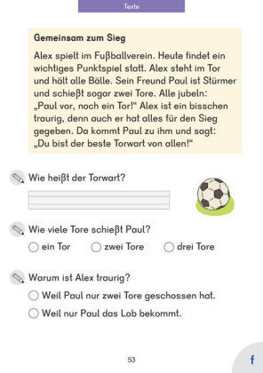 Deutsch 1. Klasse Übungsheft - Besser lesen