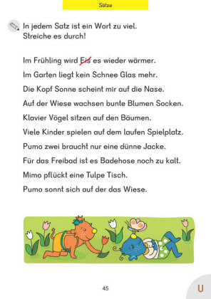 Deutsch 1. Klasse Übungsheft - Besser lesen