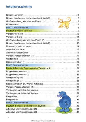 Das Übungsheft Deutsch 2