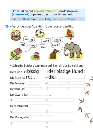 Deutsch 3. Klasse Übungsheft - Grammatik
