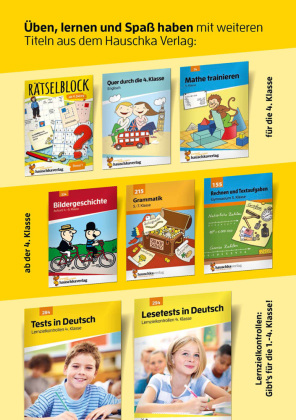 Deutsch 4. Klasse Übungsheft - Rechtschreiben und Diktate