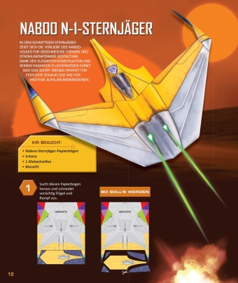 STAR WARS Flieger falten: 30 faltfertige Papiersternjäger