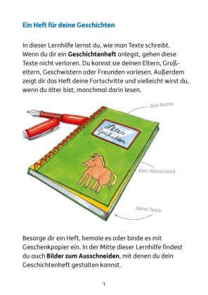 Deutsch 2. Klasse Übungsheft - Aufsatz