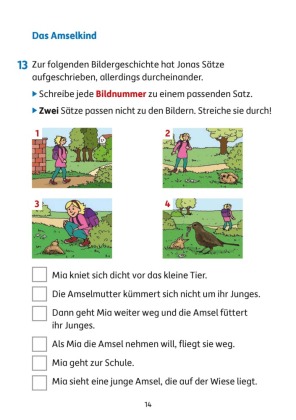 Deutsch 2. Klasse Übungsheft - Aufsatz