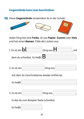 Deutsch 2. Klasse Übungsheft - Aufsatz