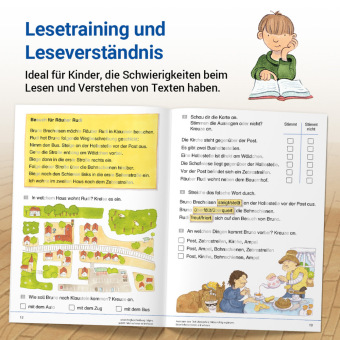 Das Übungsheft Lesen Klasse 2