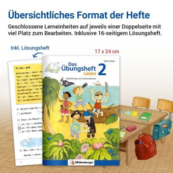 Das Übungsheft Lesen Klasse 2