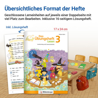 Das Übungsheft Lesen Klasse 3