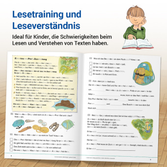 Das Übungsheft Lesen Klasse 4