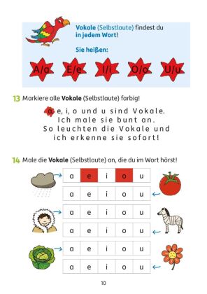 Deutsch 1. Klasse / 2. Klasse Übungsheft - Grammatik