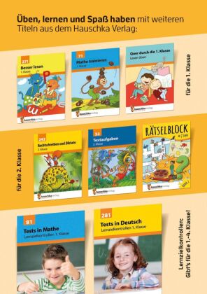 Deutsch 1. Klasse / 2. Klasse Übungsheft - Grammatik