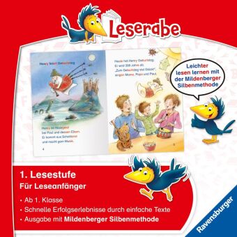 Leserabe mit Mildenberger Silbenmethode - Das kleine Gespenst geht in die Schule