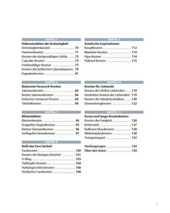 Zierknoten kreativ geknüpft
