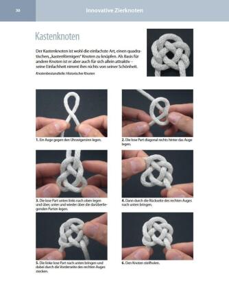 Zierknoten kreativ geknüpft