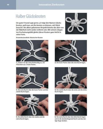 Zierknoten kreativ geknüpft