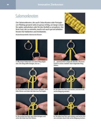 Zierknoten kreativ geknüpft