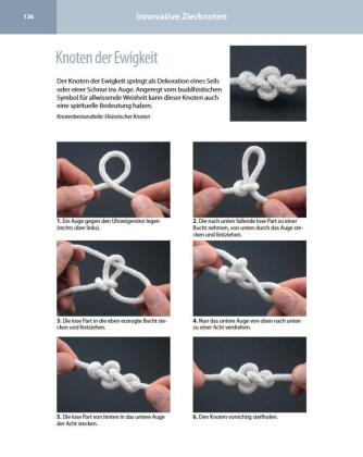 Zierknoten kreativ geknüpft