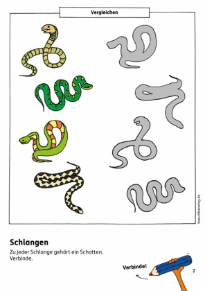 Vorschulblock ab 5 Jahre für Junge und Mädchen - Konzentration und Wahrnehmung