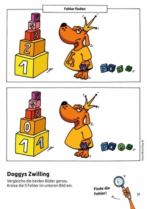Kindergartenblock ab 4 Jahre - Formen, Farben, Fehler finden
