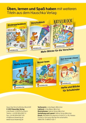 Kindergartenblock ab 4 Jahre - Formen, Farben, Fehler finden
