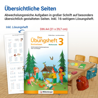 Das Übungsheft Basiswissen Mathematik.Bd.3