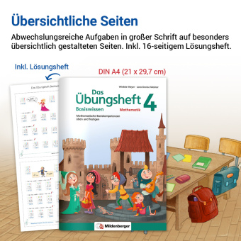 Das Übungsheft Basiswissen Mathematik.Bd.4