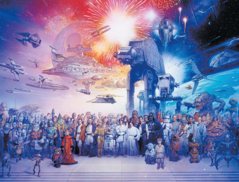 Erwachsenenpuzzle 2000 Teile - Star Wars Universum