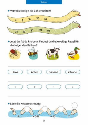 Übungsheft Mathe und Deutsch 3. Klasse