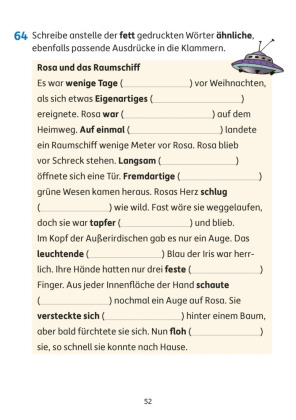 Deutsch 4. Klasse Übungsheft - Aufsatz