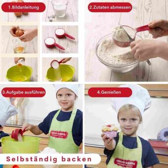 Kinderleichte Becherküche - Leckere Backideen für Kinder (Band 2), m. 1 Buch, m. 3 Beilage, 4 Teile