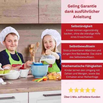 Kinderleichte Becherküche - Leckere Backideen für Kinder (Band 2), m. 1 Buch, m. 3 Beilage, 4 Teile