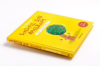 Schüttel den Apfelbaum - Ein Mitmachbuch. Für Kinder von 2 bis 4 Jahren. Schaukeln, schütteln, pusten, klopfen und sehen was passiert.
