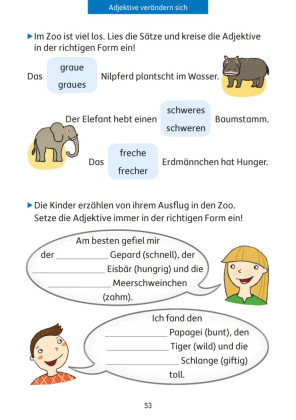 Mathe und Deutsch 2. Klasse Übungsblock