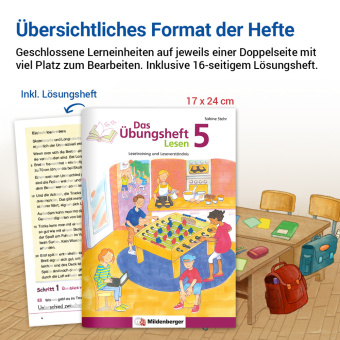 Das Übungsheft Lesen Klasse 5
