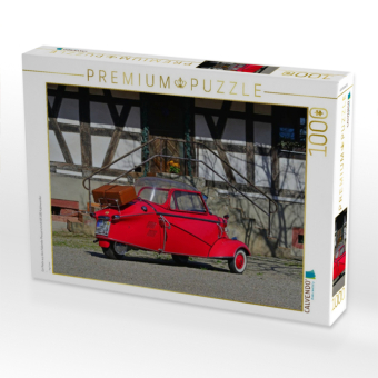 CALVENDO Puzzle Ein Motiv aus dem Kalender Messerschmitt KR 200 Kabinenroller | 1000 Teile Lege-Größe 64x48cm Foto-Puzzle für glückliche Stunden