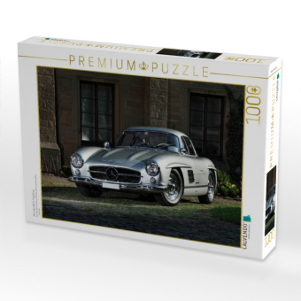 CALVENDO Puzzle Mercedes 300 SL Flügeltürer | 1000 Teile Lege-Größe 64x48cm Foto-Puzzle für glückliche Stunden