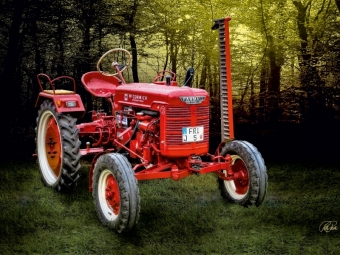 CALVENDO Puzzle Oldtimer Traktor McCormick | 1000 Teile Lege-Größe 64x48cm Foto-Puzzle für glückliche Stunden