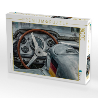 CALVENDO Puzzle Mercedes Benz 300 SLR, 1957. 2975 ccm, 215 PS, 250 kmh | 1000 Teile Lege-Größe 64x48cm Foto-Puzzle für glückliche Stunden