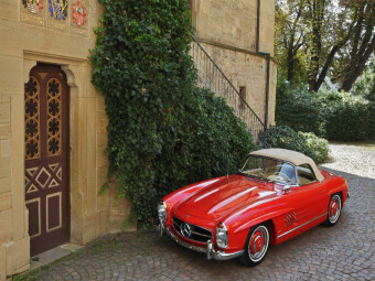 CALVENDO Puzzle Mercedes 300 SL Raodster | 1000 Teile Lege-Größe 64x48cm Foto-Puzzle für glückliche Stunden