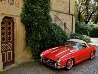 CALVENDO Puzzle Mercedes 300 SL Raodster | 1000 Teile Lege-Größe 64x48cm Foto-Puzzle für glückliche Stunden
