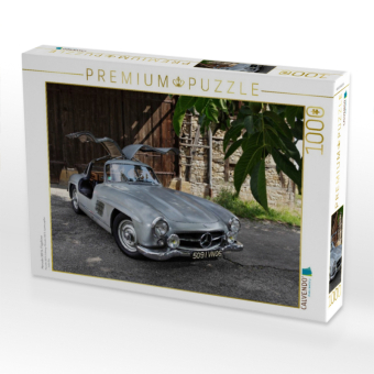CALVENDO Puzzle Mercedes 300 SL Flügeltürer | 1000 Teile Lege-Größe 64x48cm Foto-Puzzle für glückliche Stunden