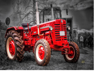 CALVENDO Puzzle Oldtimer Traktor McCormick | 1000 Teile Lege-Größe 64x48cm Foto-Puzzle für glückliche Stunden