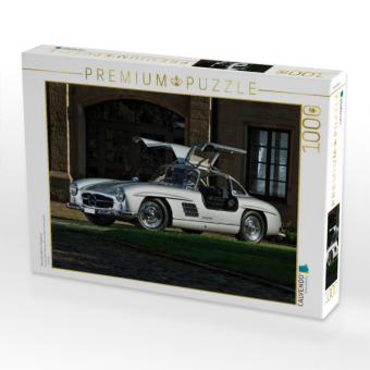 CALVENDO Puzzle Mercedes 300 SL Flügeltürer | 1000 Teile Lege-Größe 64x48cm Foto-Puzzle für glückliche Stunden