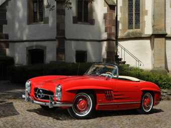CALVENDO Puzzle Mercedes 300 SL Roadster | 1000 Teile Lege-Größe 64x48cm Foto-Puzzle für glückliche Stunden