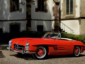 CALVENDO Puzzle Mercedes 300 SL Roadster | 1000 Teile Lege-Größe 64x48cm Foto-Puzzle für glückliche Stunden