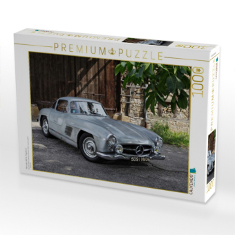 CALVENDO Puzzle Mercedes 300 SL Flügeltürer | 1000 Teile Lege-Größe 64x48cm Foto-Puzzle für glückliche Stunden