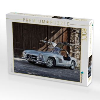 CALVENDO Puzzle Mercedes 300 SL Flügeltürer | 1000 Teile Lege-Größe 64x48cm Foto-Puzzle für glückliche Stunden