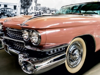 CALVENDO Puzzle Retro Auto - USA | 1000 Teile Lege-Größe 64x48cm Foto-Puzzle für glückliche Stunden