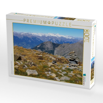 CALVENDO Puzzle Les Orres, am Pic de Boussolenc (2832m) | 1000 Teile Lege-Größe 64x48cm Foto-Puzzle für glückliche Stunden